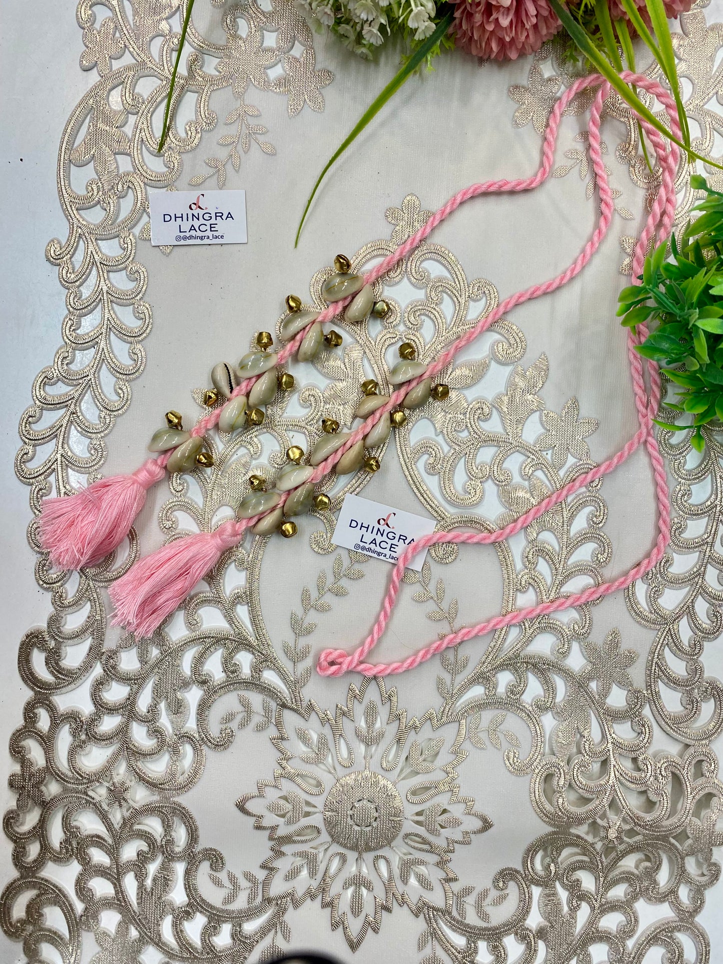 Beautiful Ghungru & Shells Work Dori 010926