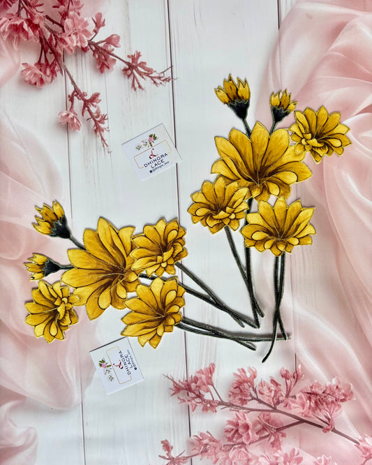 Beautiful Flower Patches Yellow 300725