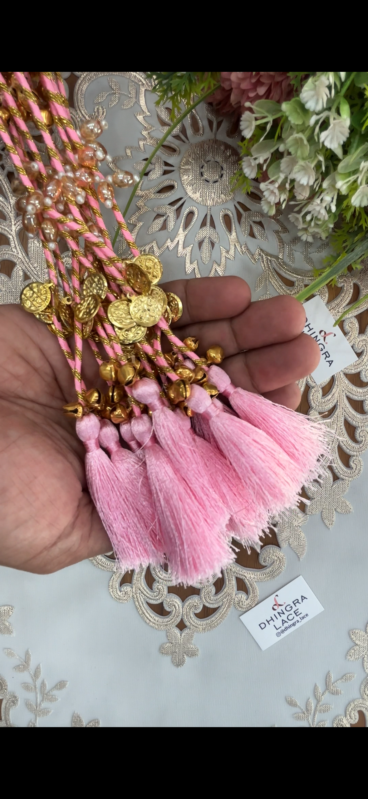 Beautiful Tassel Hanging Ghungru & Coin Work (12 pices) 230826