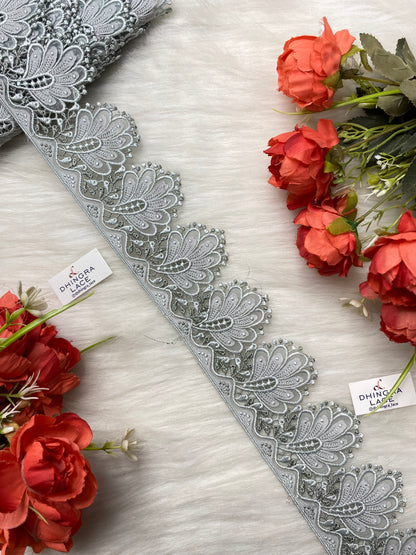 Beautiful Net Based Guipure Laces (1 Meter) 010726
