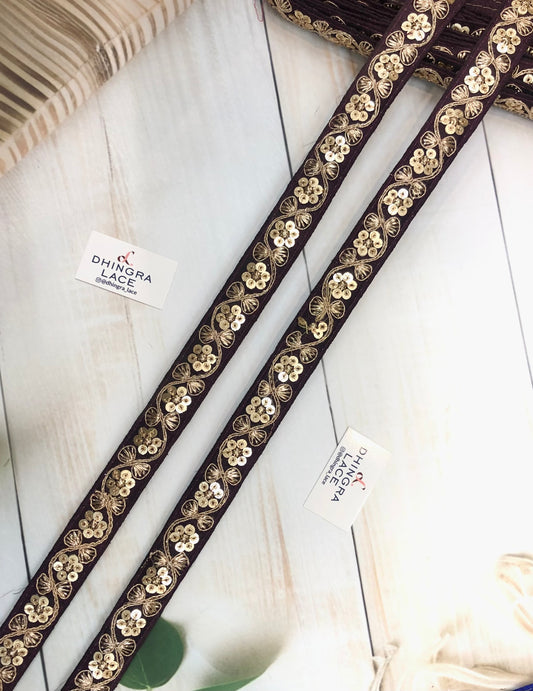 Beautiful Silk Based Zari Work Lace