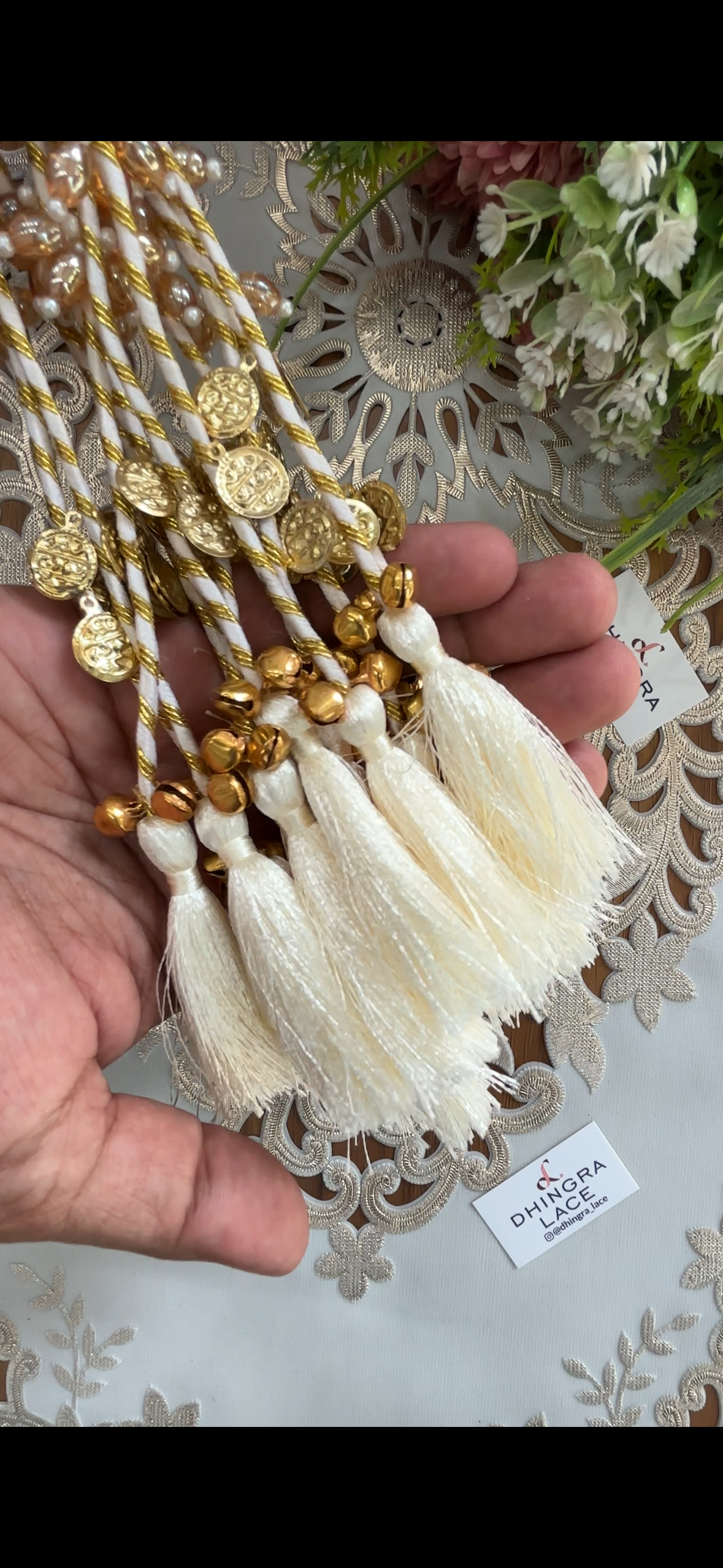 Beautiful Tassel Hanging Ghungru & Coin Work (12 pices) 230826