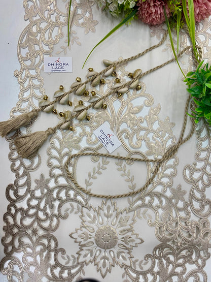 Beautiful Ghungru & Shells Work Dori 010926