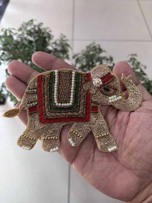 Beautiful Handwork Elephant Patch 071125