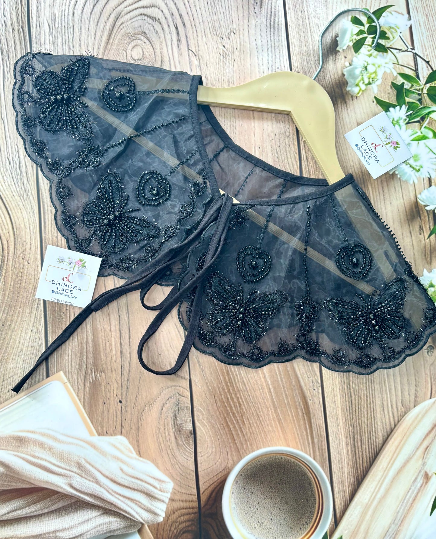 Beautiful Organza Based Cutdana Work Cape 290925