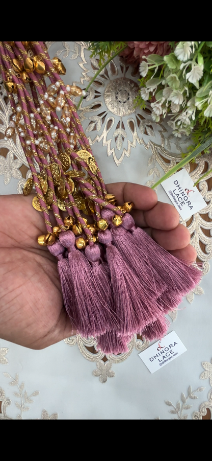 Beautiful Tassel Hanging Ghungru & Coin Work (12 pices) 230826