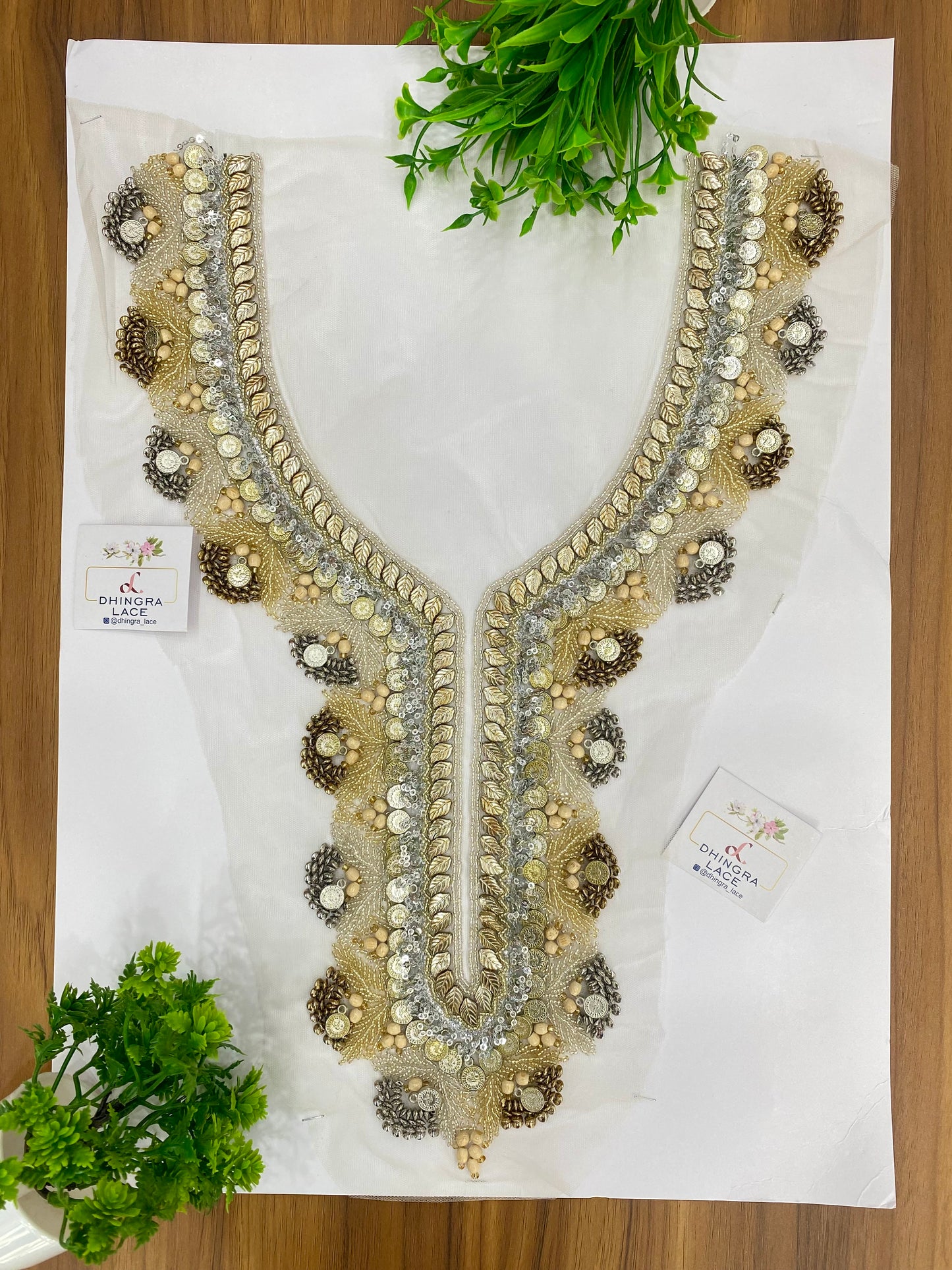 Beautiful Handwork Neck Patches (1 Piece) 220626