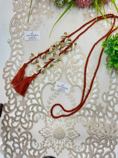 Beautiful Ghungru & Shells Work Dori 010926