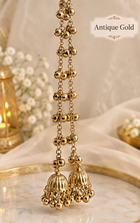 Beautiful Ghungru Work Hangings (1 Pair) 090926