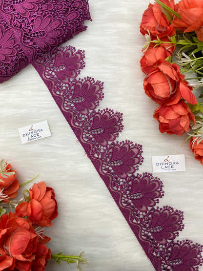 Beautiful Net Based Guipure Laces (1 Meter) 010726