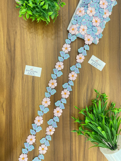 Beautiful Guipure Flower Lace (1 Meter) 080626