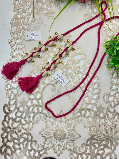 Beautiful Ghungru & Shells Work Dori 010926