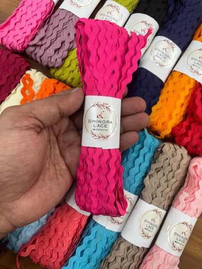 Beautiful Zigzag Ricrac Lace For Baby Dresses  DIY Craft 25 Yards (22 Meters) 200226/160726
