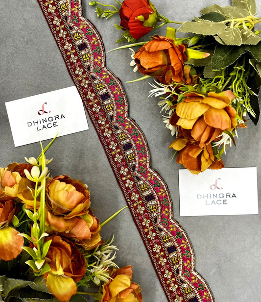 Beautiful Sabyasachi Multicolour Silk Based Border 030924