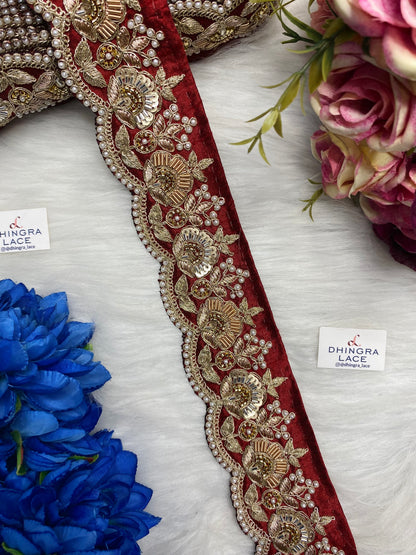 Zardozi Border Silk Based (9 Meters) 211026