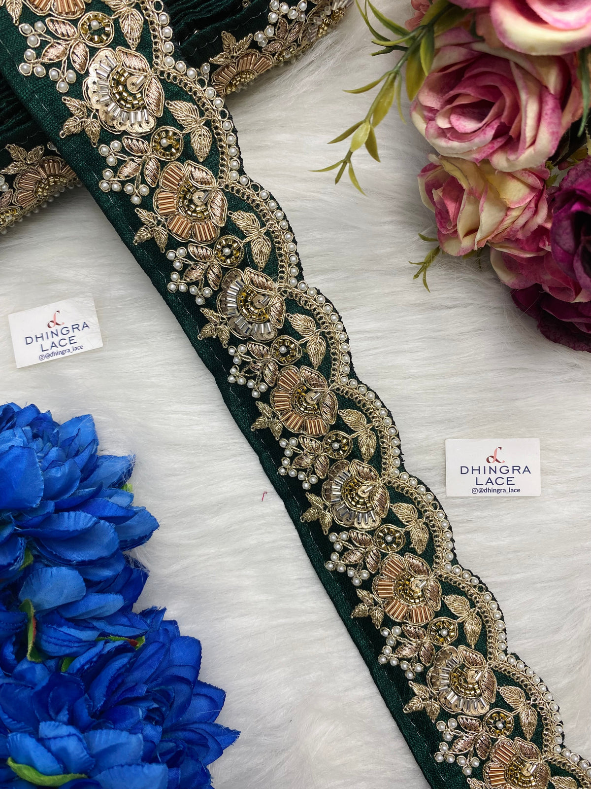 Zardozi Border Silk Based (9 Meters) 211026