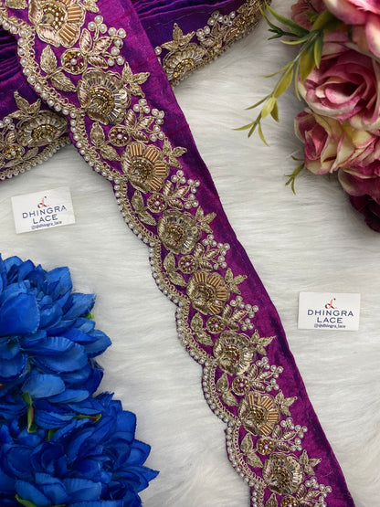 Zardozi Border Silk Based (9 Meters) 211026