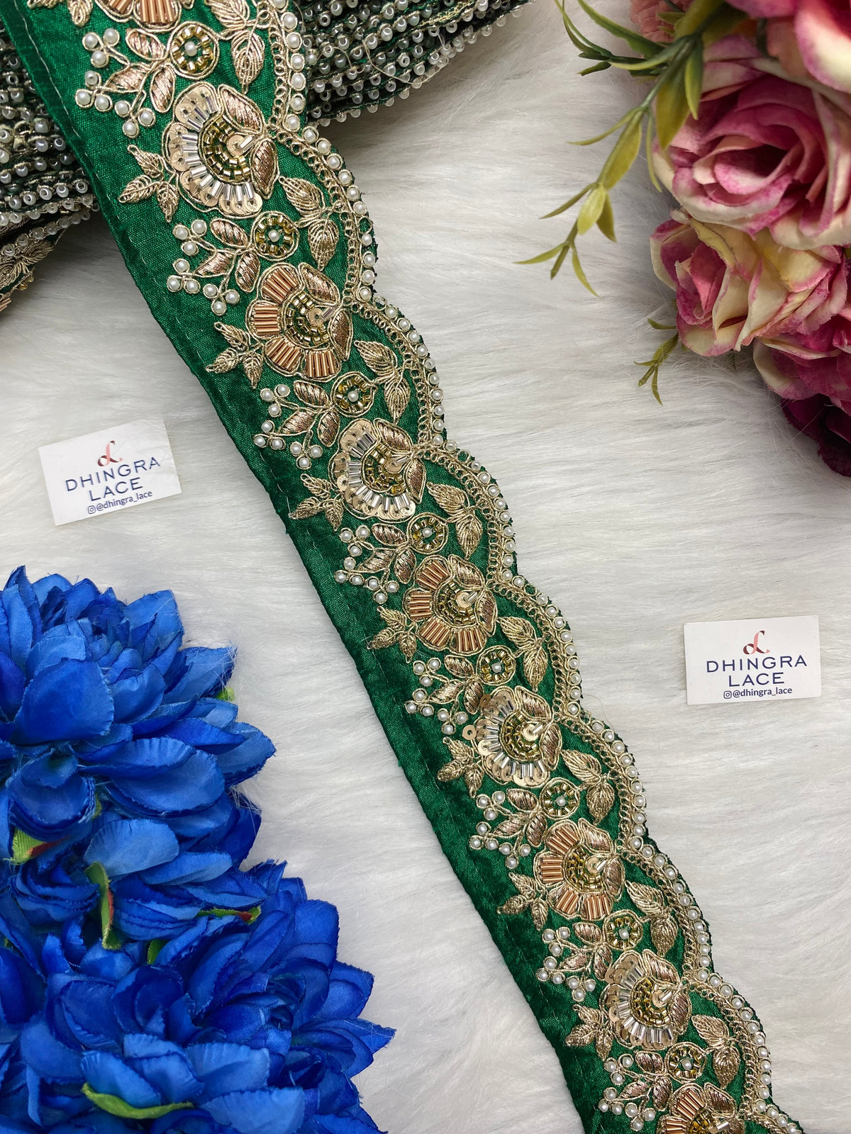 Zardozi Border Silk Based (9 Meters) 211026