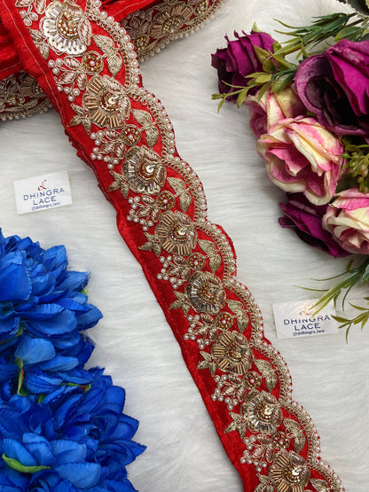 Zardozi Border Silk Based (9 Meters) 211026