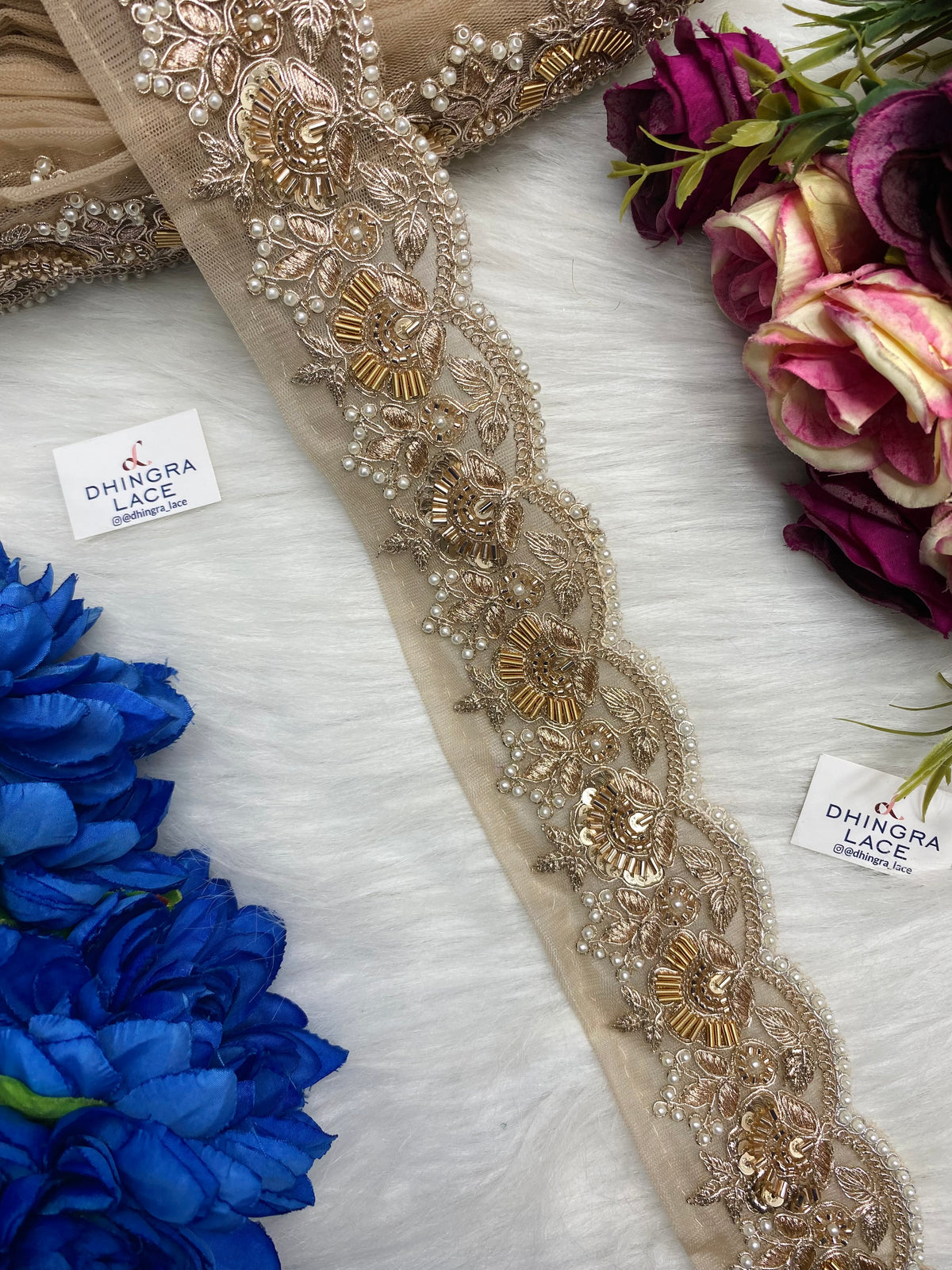 Zardozi Border Silk Based (9 Meters) 211026